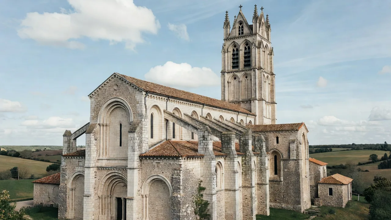 Abbatiale Saint-Germer-de-Fly, architecture romane et gothique dans l'Oise