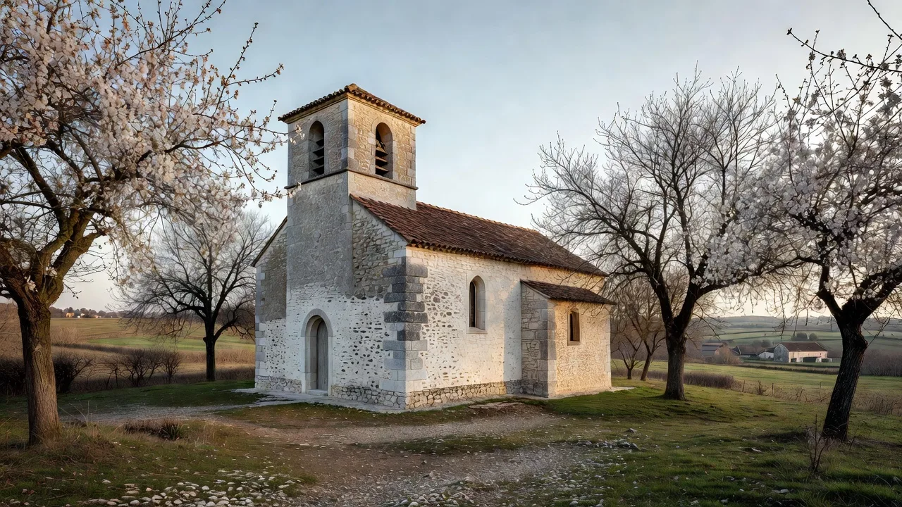 Statue mariale dans une chapelle du Pays de Bray